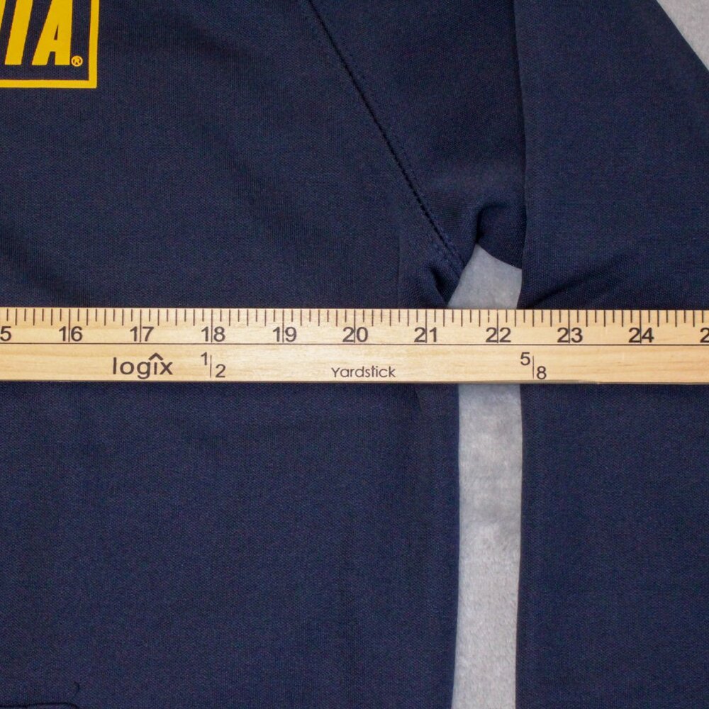 West Virginia Mountaineers Long Sleeve Pullover Hoodie w/Front Pocket Men's Med - Picture 7 of 8